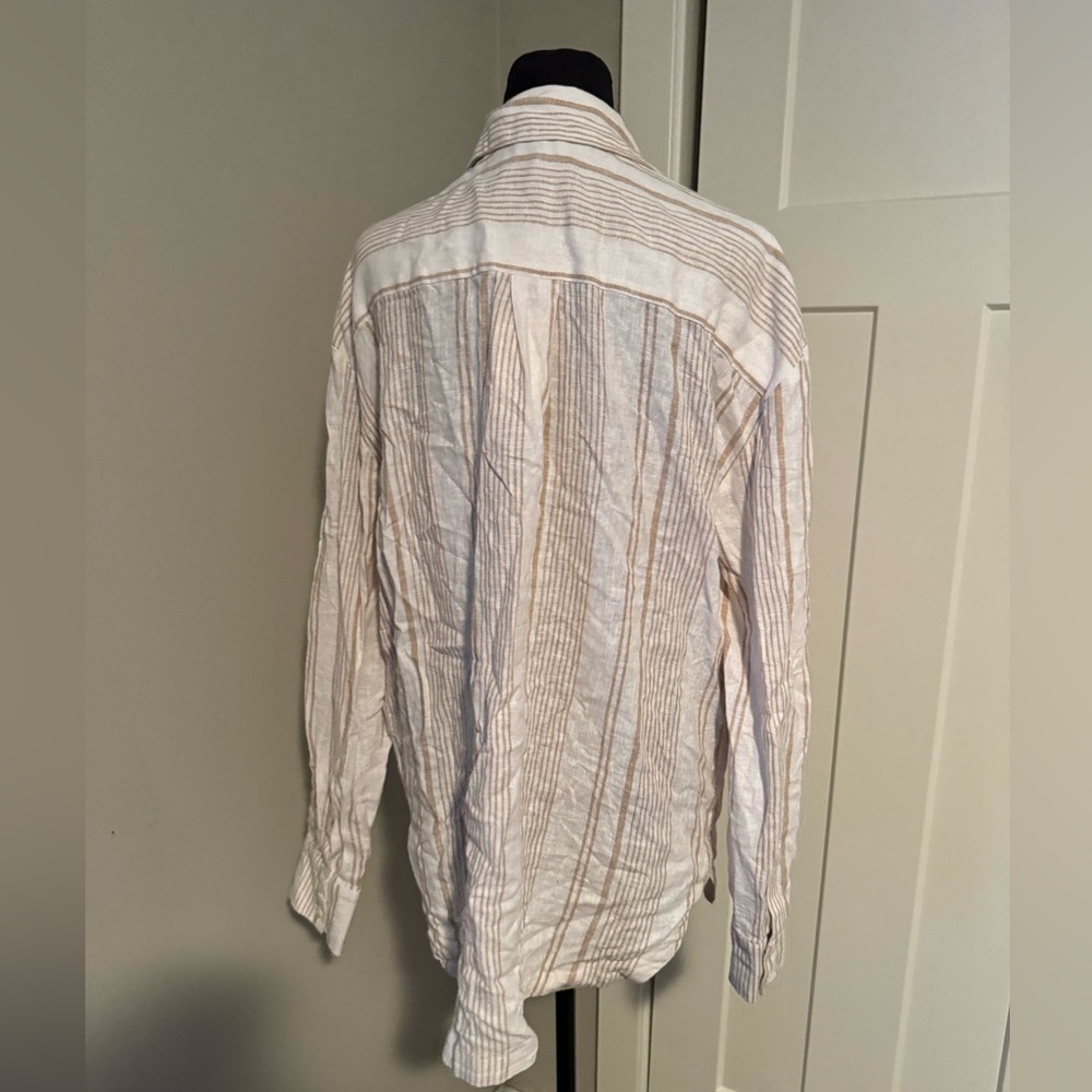 Tularosa Linen Stripe Top - Picture 2 of 4